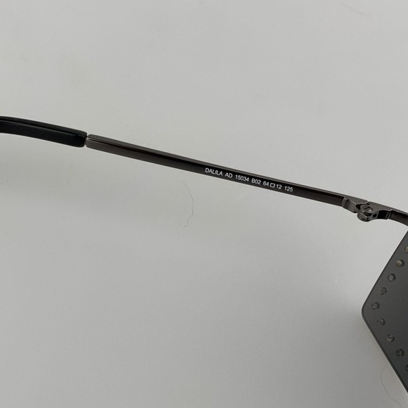 Alessandro Dell’Acqua Sunglasses mod. Dalila AD 15034 B02 Stud Gray Gunmetal NOS main image 6
